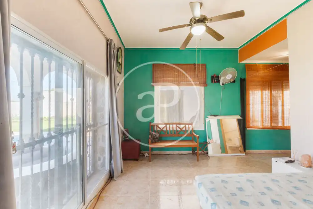 Living room of Houses for sale in Olocau  with Air Conditioner, Heating and Private garden