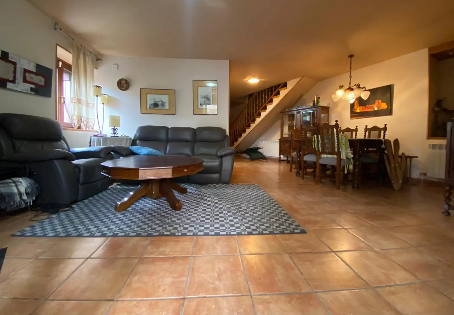 Sala de estar de Casa o chalet en venta en Esterri d'Àneu con Calefacción, Parquet y Terraza