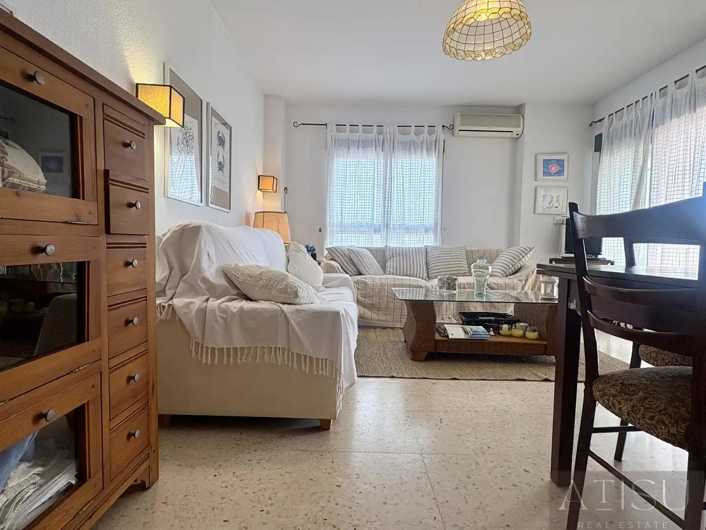 Living room of Flat for sale in El Campello  with Air Conditioner, Heating and Terrace
