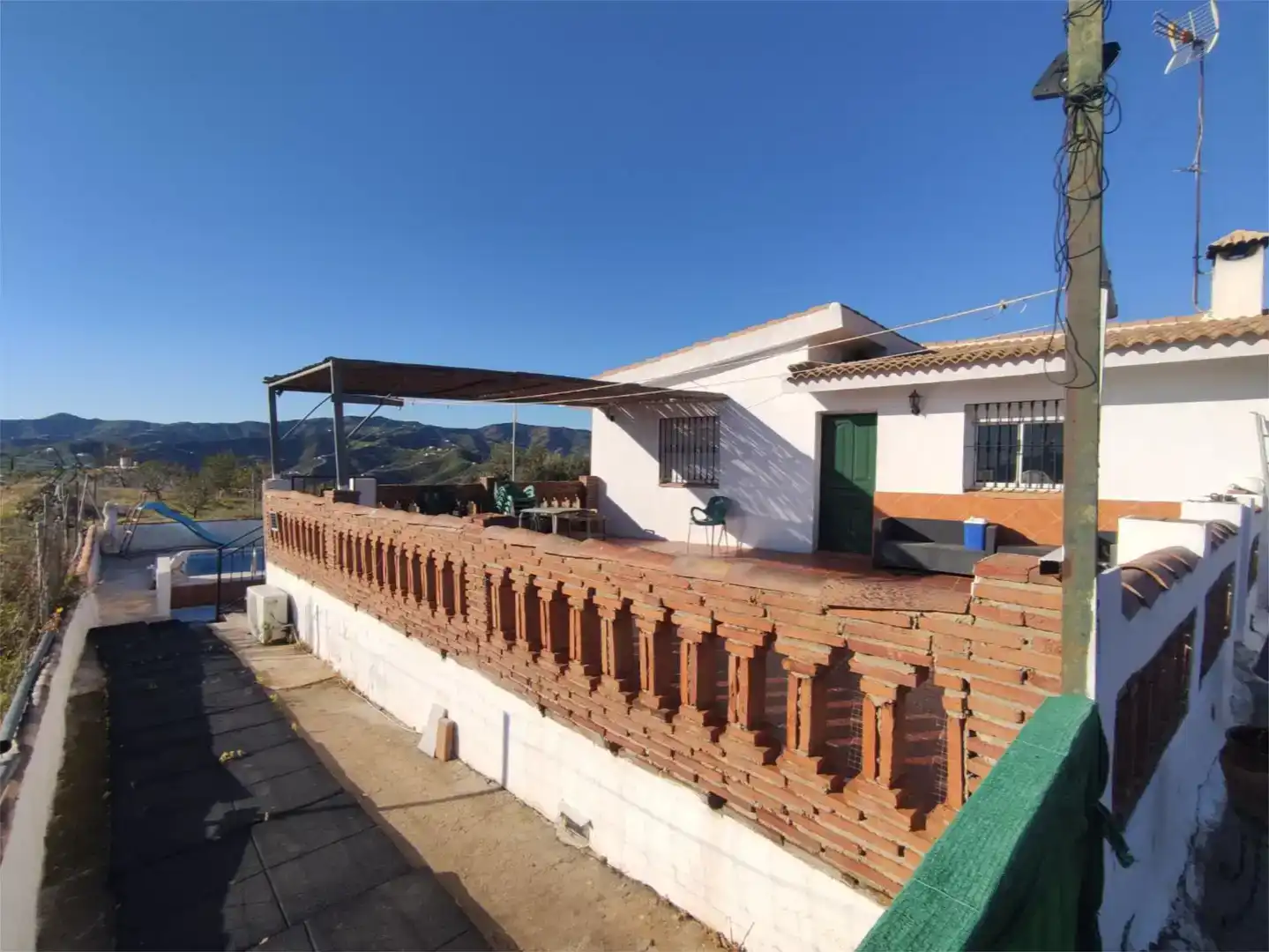 Terraza de Piso en venta en Almáchar con Aire acondicionado, Jardín privado y Piscina
