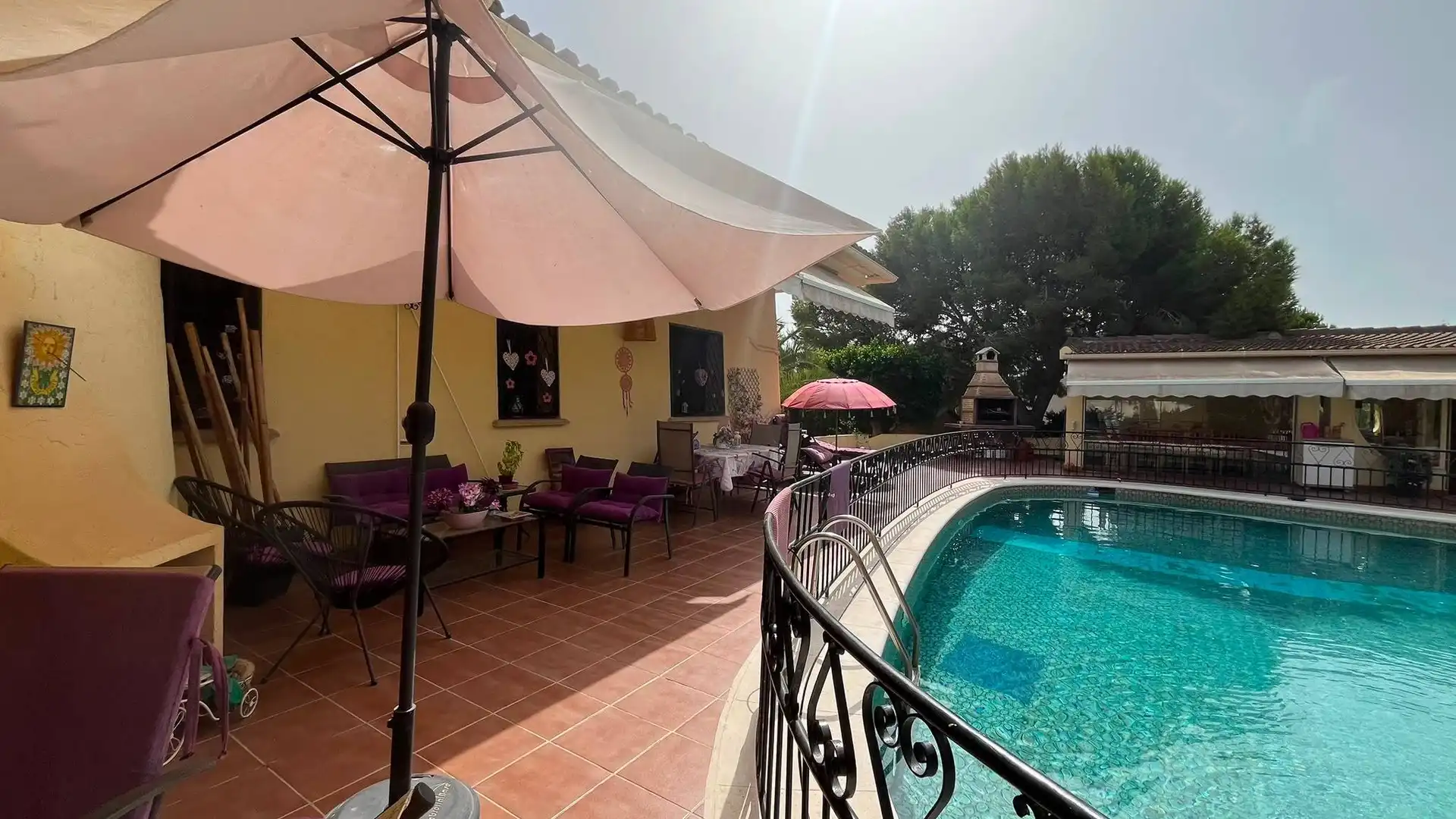 Terraza de Casa o chalet en venta en Elche / Elx con Aire acondicionado, Calefacción y Jardín privado