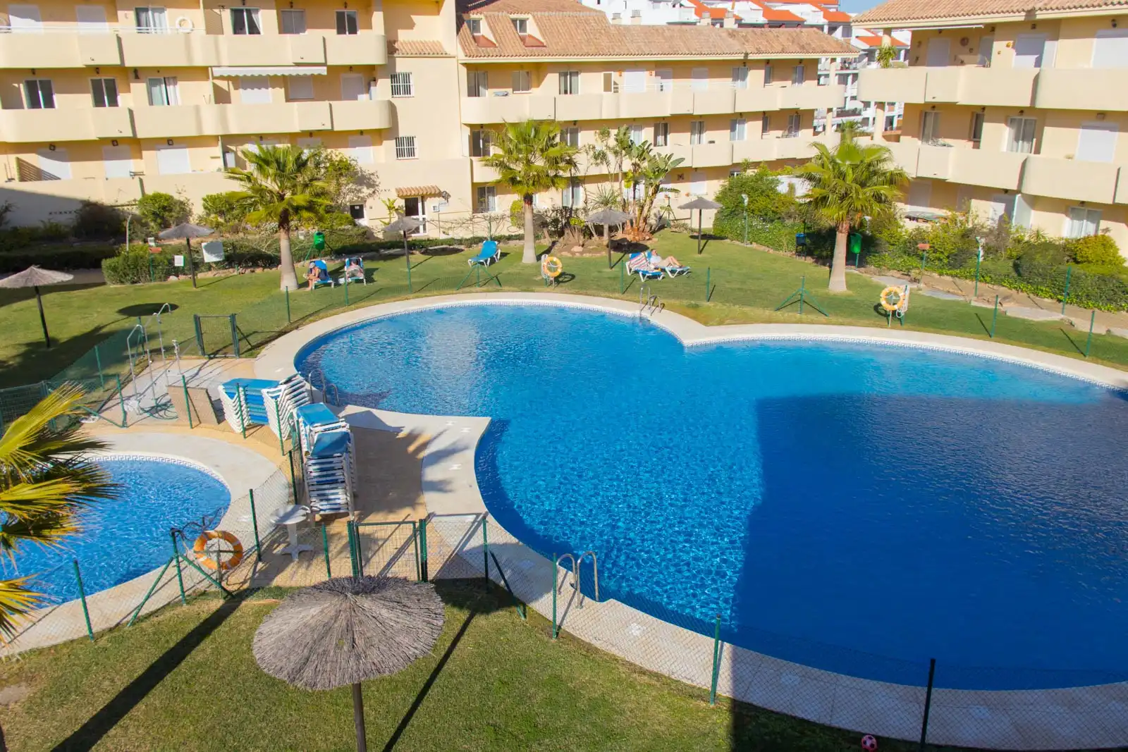Swimming pool of Attic for sale in Manilva  with Air Conditioner, Terrace and Swimming Pool