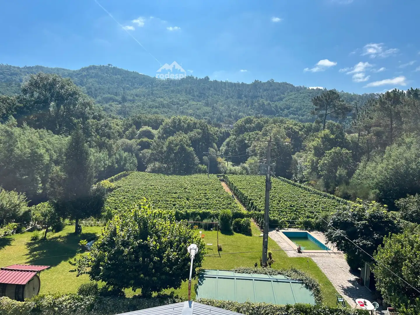 Jardín de Casa o chalet en venta en Beade  con Trastero, Piscina y Amueblado
