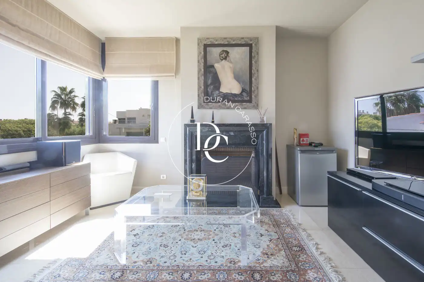 Sala d'estar de Casa o xalet de lloguer en Sitges amb Aire condicionat, Calefacció i Jardí privat