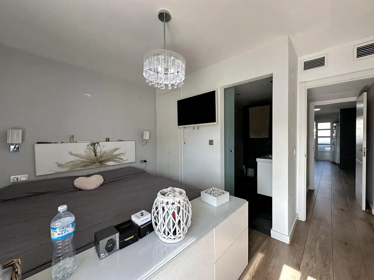 Bedroom of Flat for sale in Alicante / Alacant  with Air Conditioner, Parquet flooring and Storage room