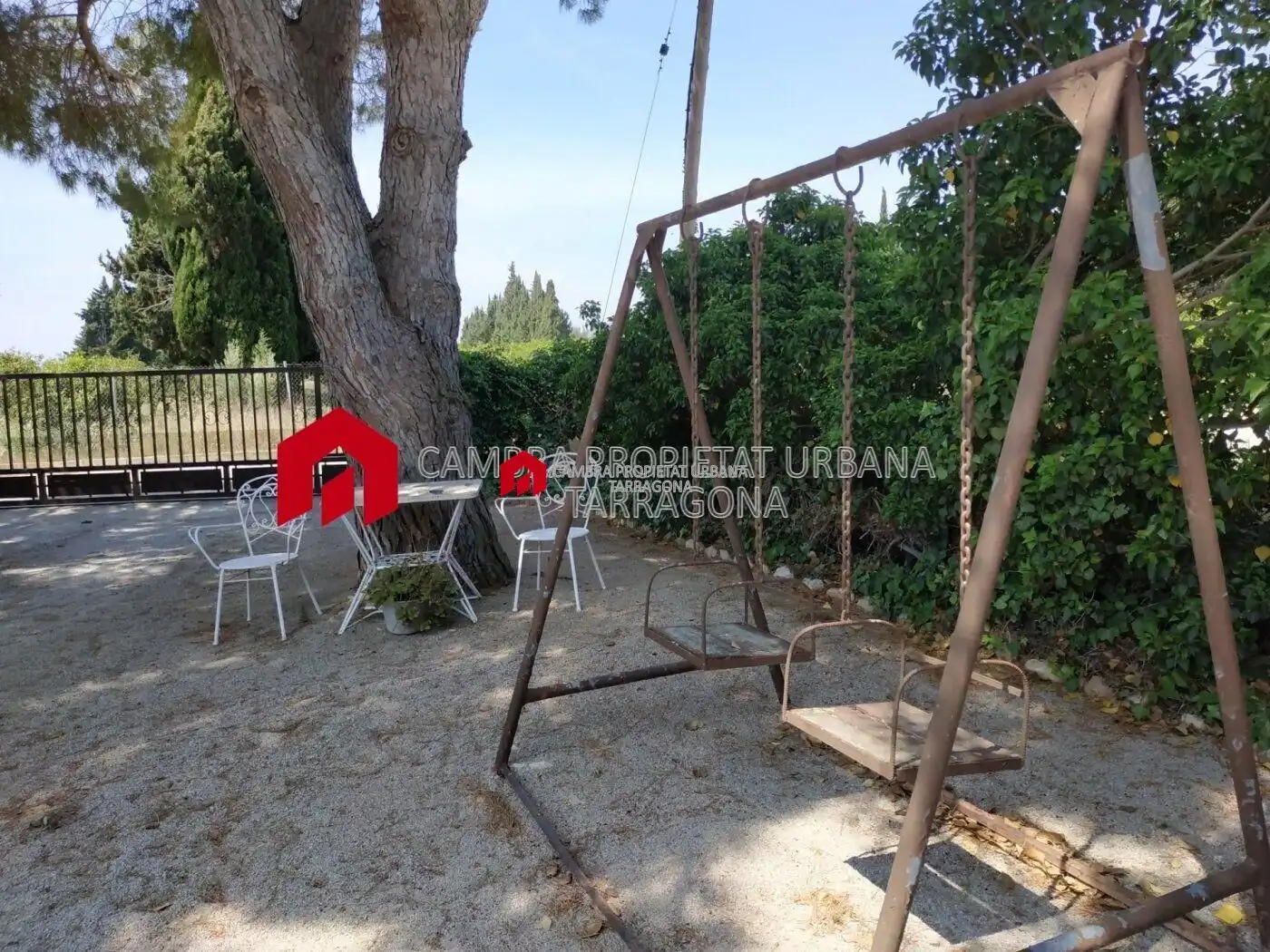 Terrace of Country homes for sale in L'Aldea  with Air Conditioner, Heating and Private garden
