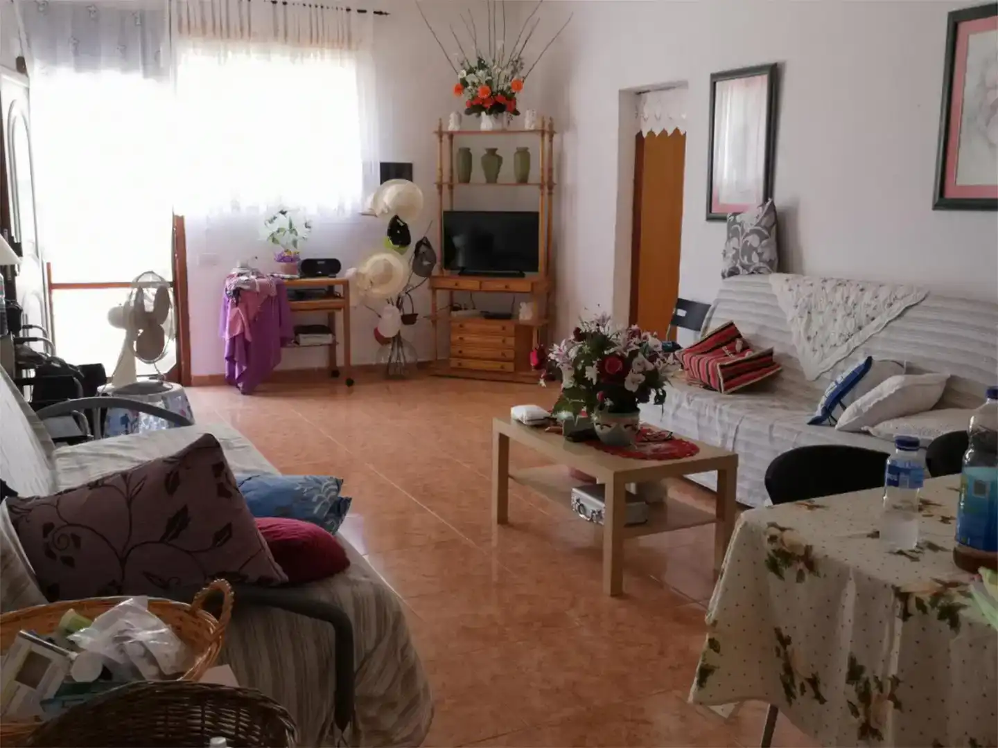 Sala de estar de Piso en venta en Garafía con Jardín privado, Trastero y Amueblado