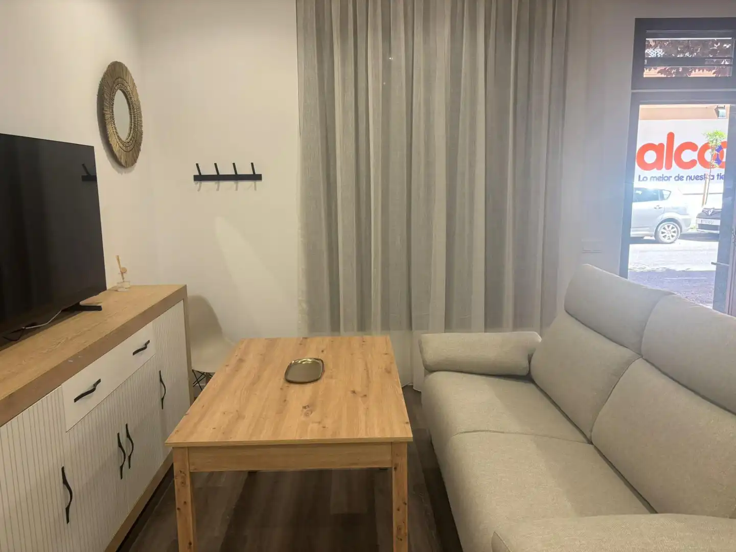 Sala d'estar de Loft de lloguer en Córdoba amb Aire condicionat i Moblat