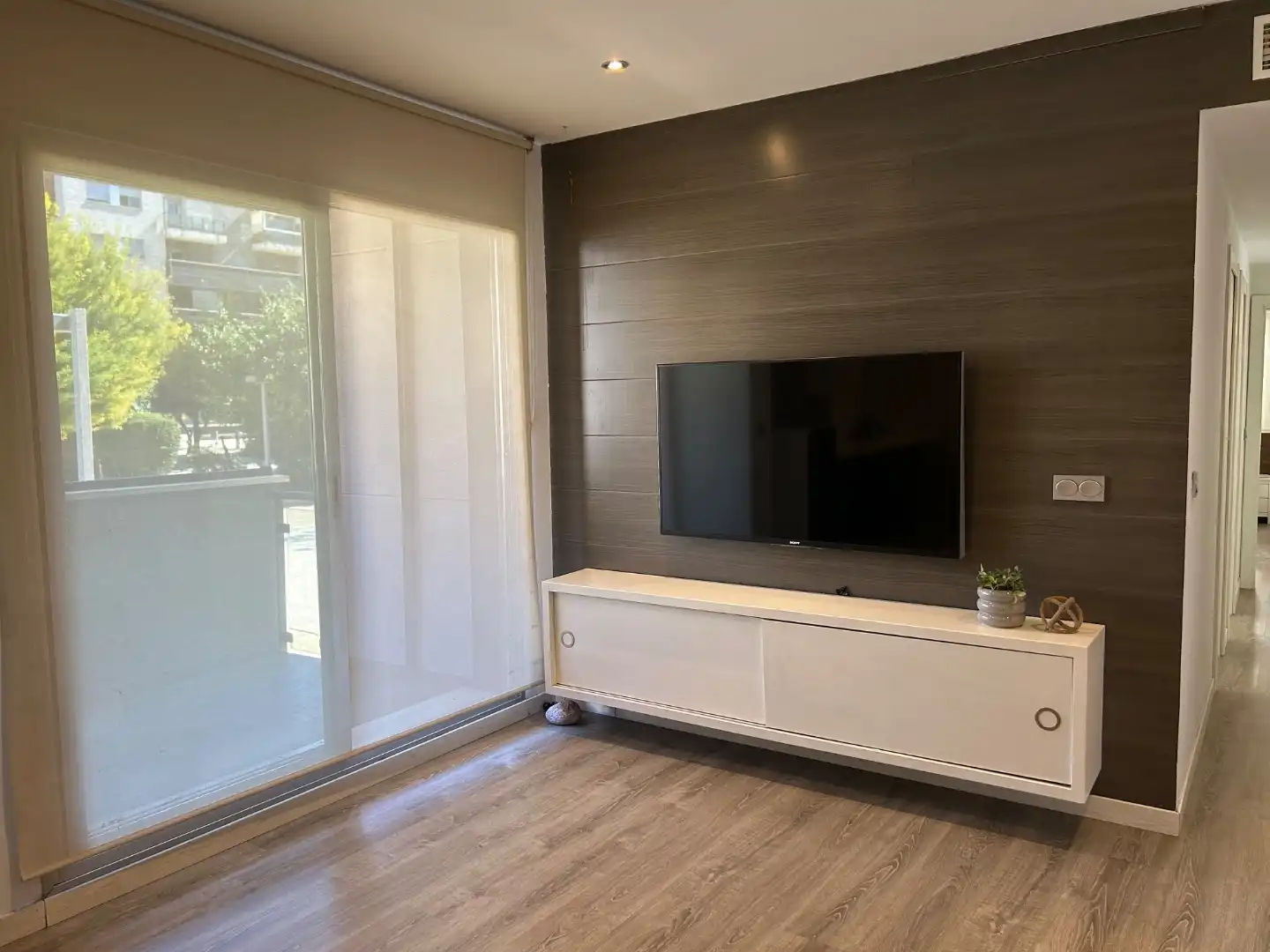 Sala de estar de Piso de alquiler en Alhendín con Aire acondicionado, Calefacción y Jardín privado