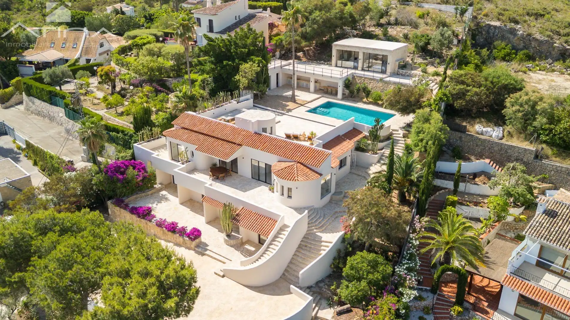 Vista exterior de Casa o chalet en venta en Jávea / Xàbia con Aire acondicionado, Calefacción y Jardín privado