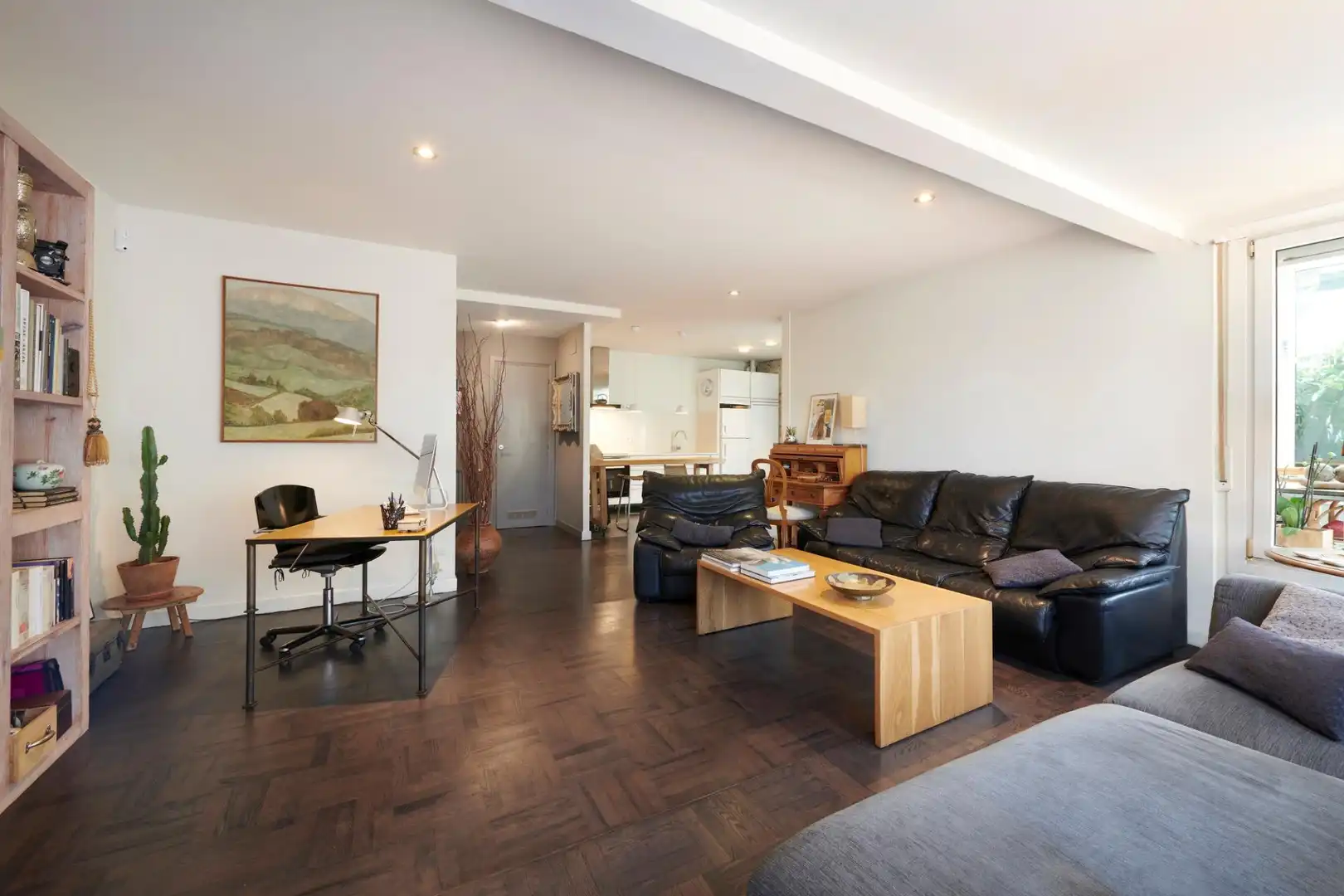 Wohnzimmer von Einfamilien-Reihenhaus zum Verkauf in Donostia - San Sebastián  mit Heizung, Privatgarten und Terrasse