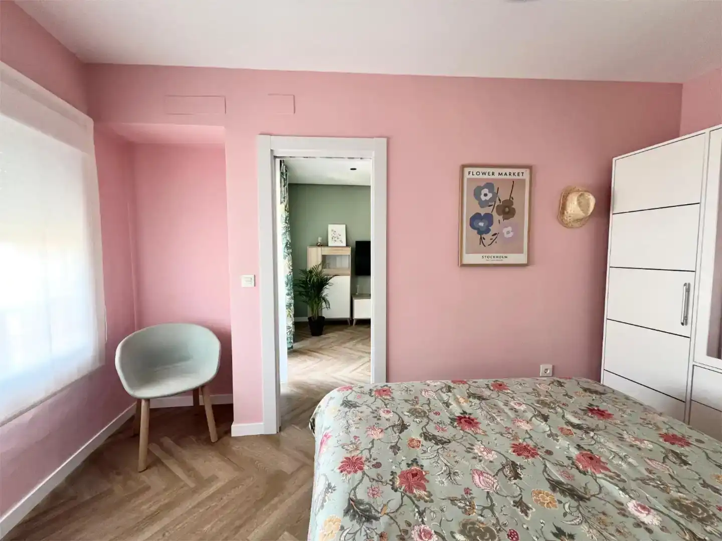Schlafzimmer von Wohnungen zur Miete in Benalmádena mit Klimaanlage