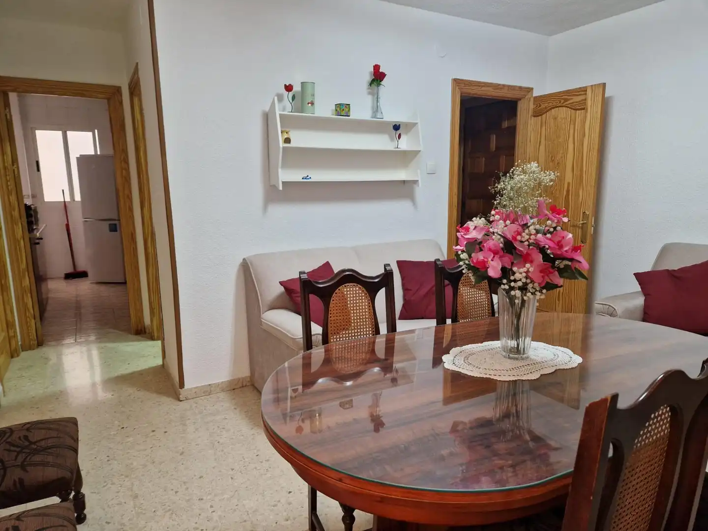 Dining room of Flat for rent in Granada  with Heating and Furnished