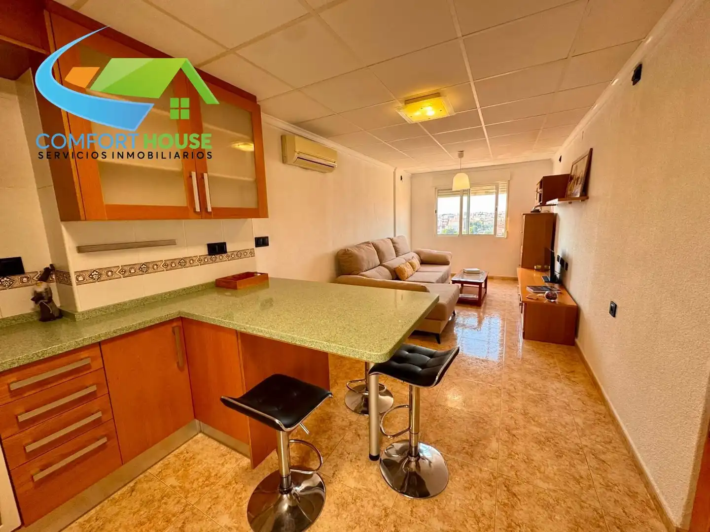 Vista exterior de Pis en venda en Cartagena amb Moblat i Balcó