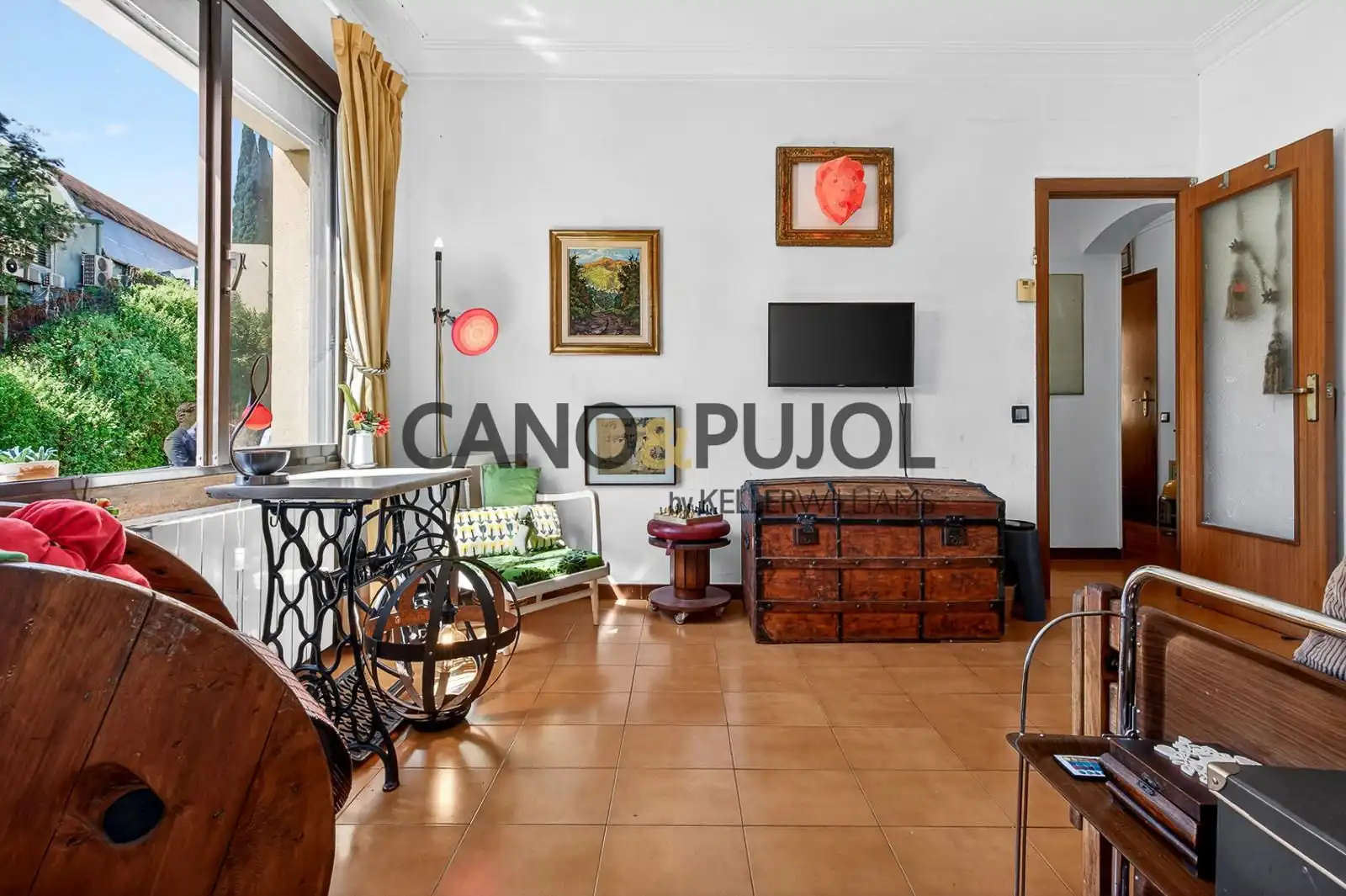Sala de estar de Piso en venta en Barcelona con Calefacción
