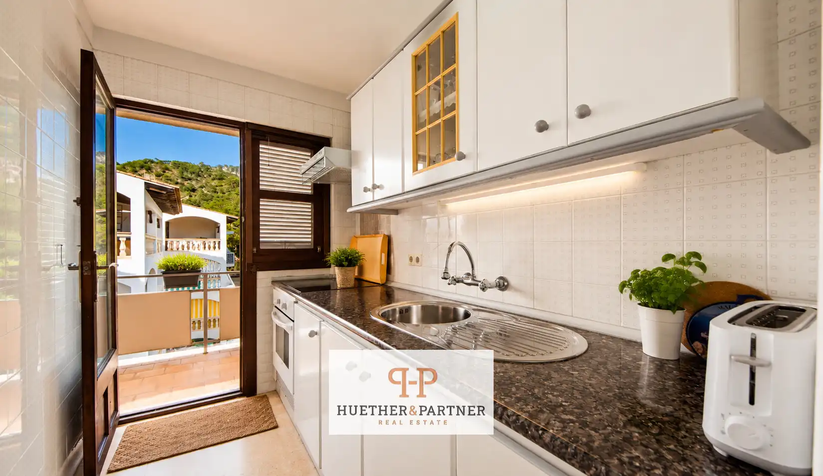 Kitchen of Flat for sale in Capdepera  with Air Conditioner and Furnished