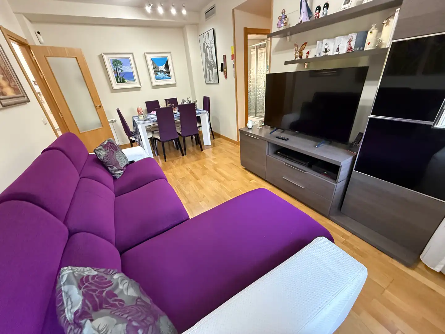 Living room of Flat for sale in Arganda del Rey  with Heating, Parquet flooring and Terrace