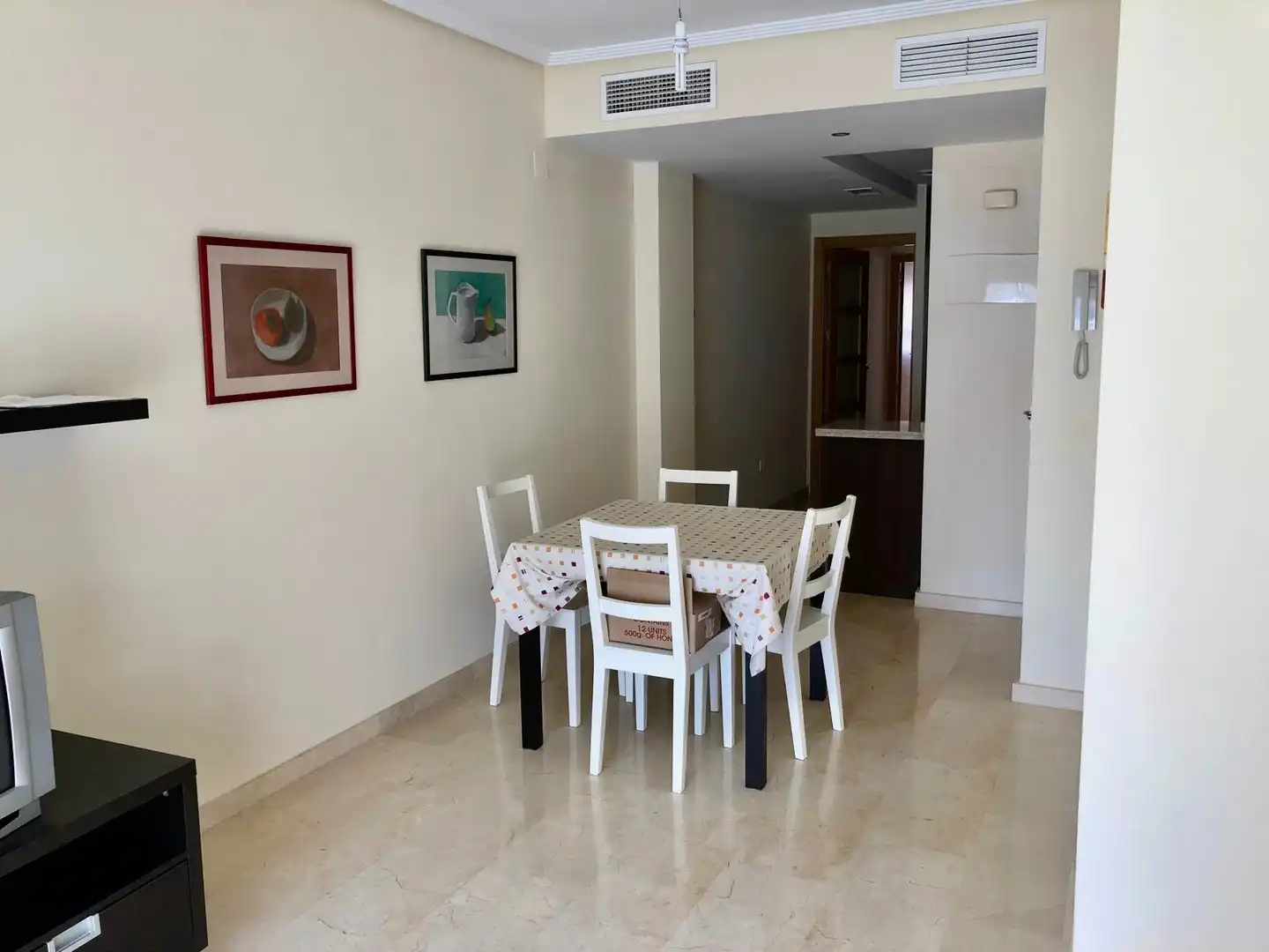 Dining room of Flat for sale in Alicante / Alacant  with Air Conditioner, Furnished and Balcony