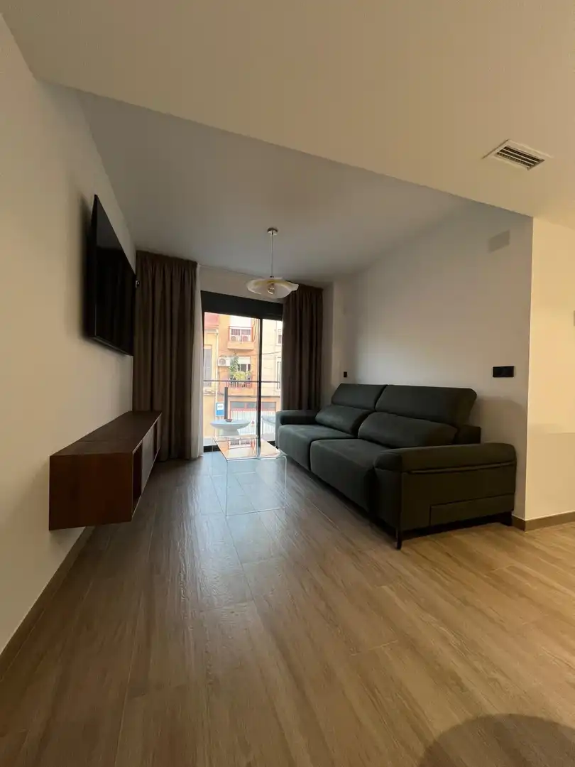 Sala de estar de Piso en venta en Murcia con Aire acondicionado, Terraza y Amueblado