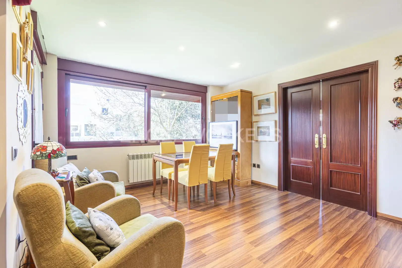 Sala de estar de Casa o chalet de alquiler en Pozuelo de Alarcón con Calefacción, Jardín privado y Parquet