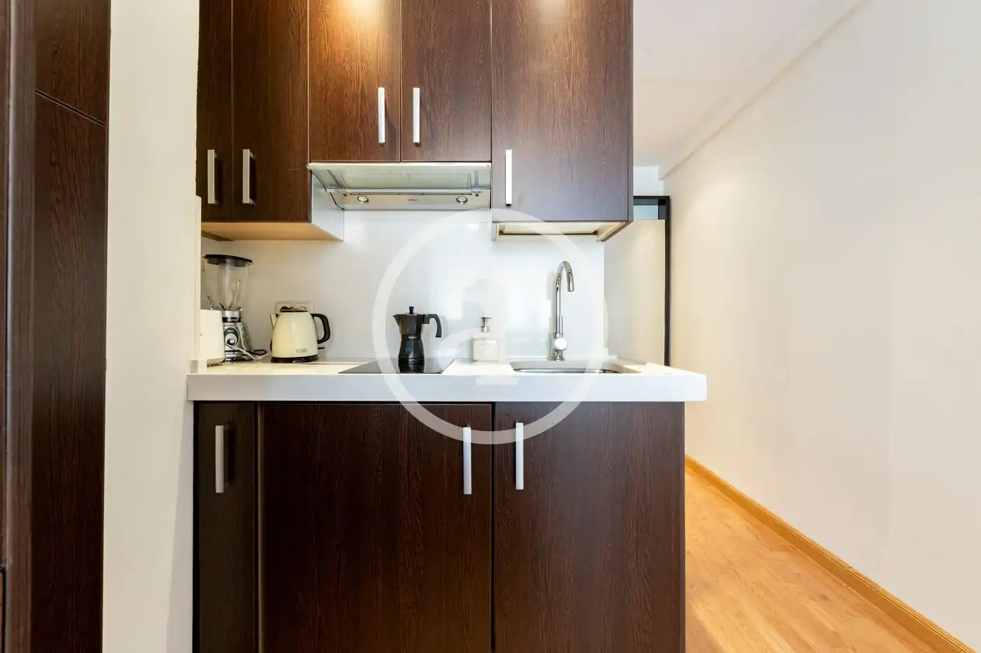 Kitchen of Flat for rent in Madrid  with Heating, Furnished and Oven