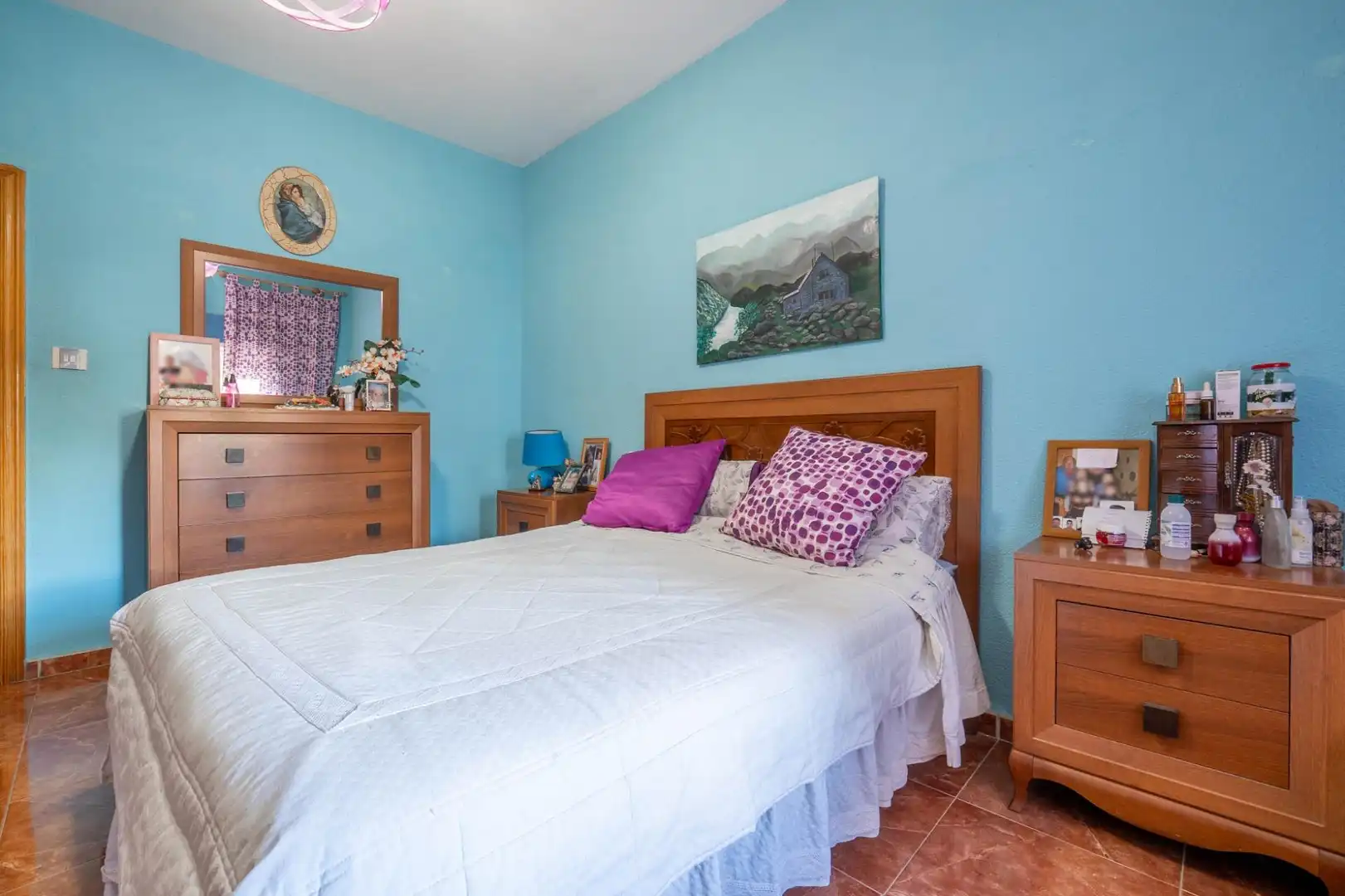 Dormitori de Casa o xalet en venda en La Zubia amb Calefacció, Jardí privat i Terrassa