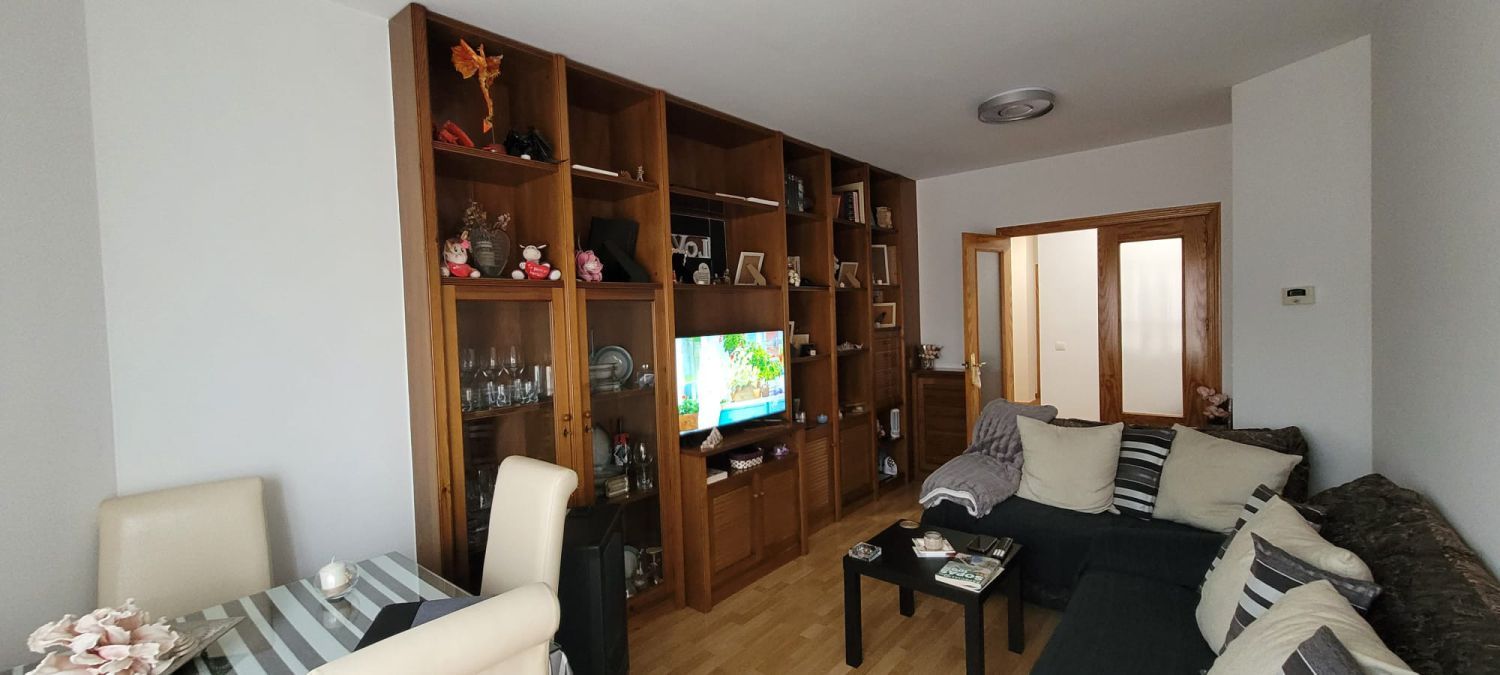 Living room of Flat for sale in  Albacete Capital  with Heating and Balcony