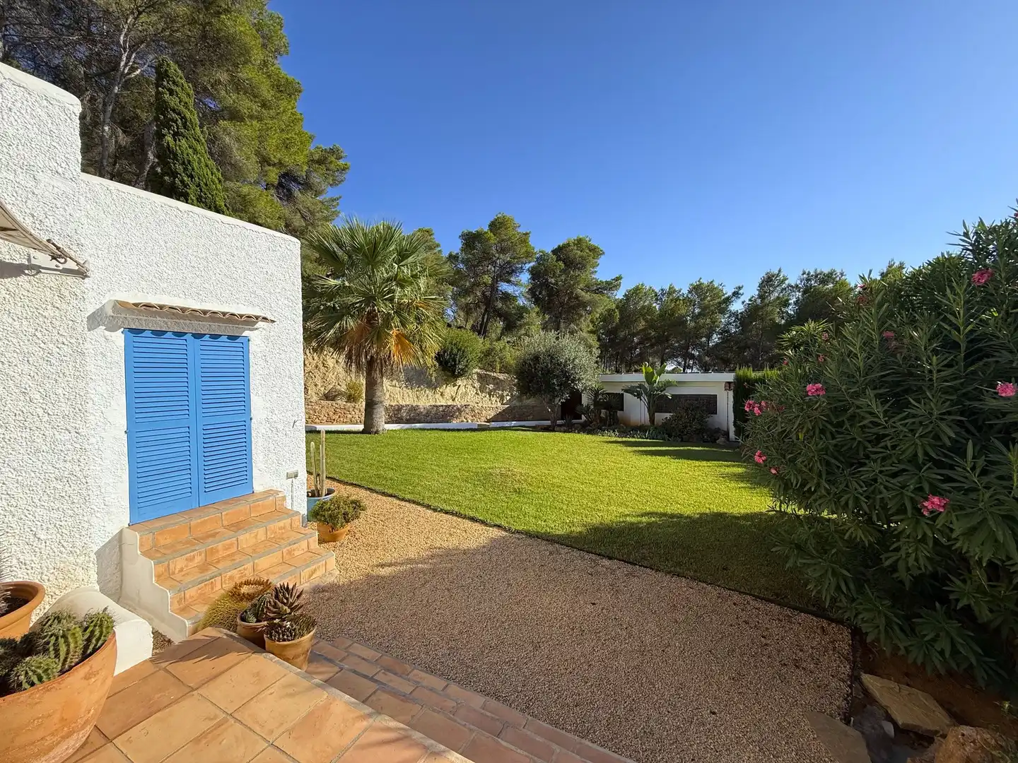 Jardí de Casa adosada en venda en Santa Eulària des Riu amb Aire condicionat, Calefacció i Jardí privat