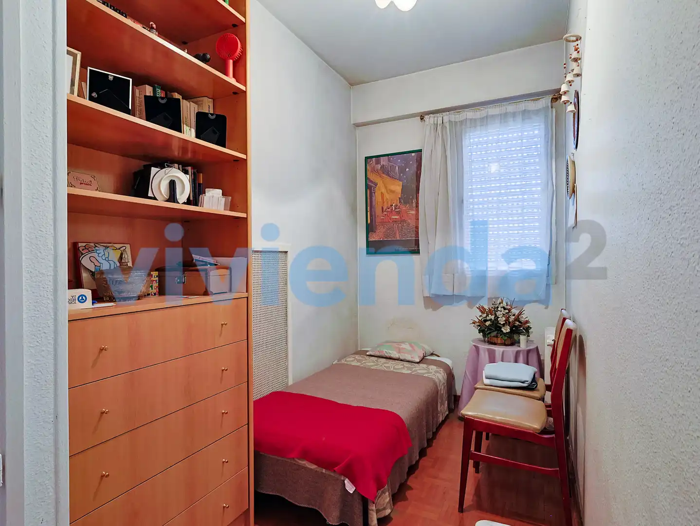 Bedroom of Flat for sale in Madrid  with Heating, Terrace and Storage room