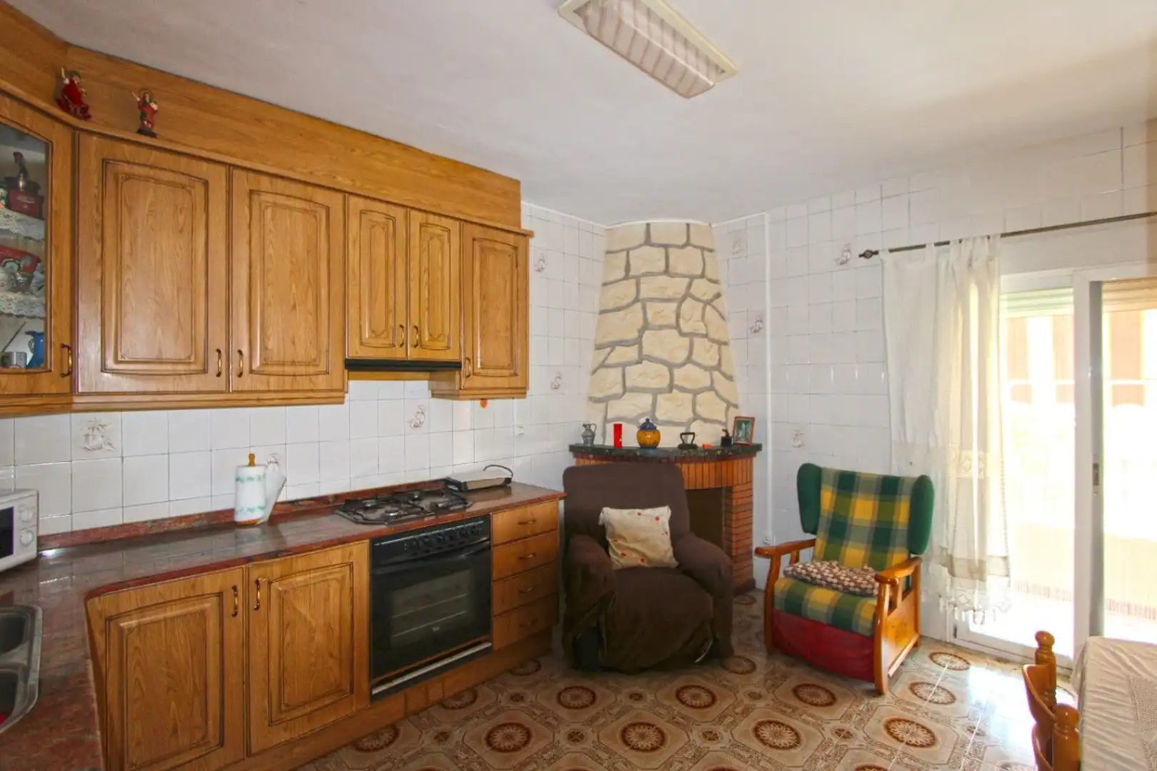 Cocina de Finca rústica en venta en Beniardà con Aire acondicionado, Calefacción y Terraza