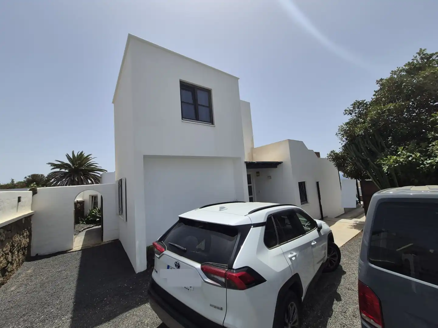 Vista exterior de Casa o xalet en venda en San Bartolomé amb Aire condicionat, Jardí privat i Terrassa