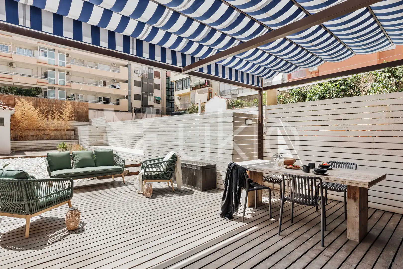 Terrassa de Apartament de lloguer en Barcelona amb Aire condicionat, Calefacció i Moblat
