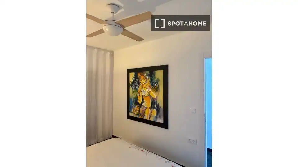 Bedroom of Flat for rent in Cullera  with Air Conditioner, Heating and Furnished