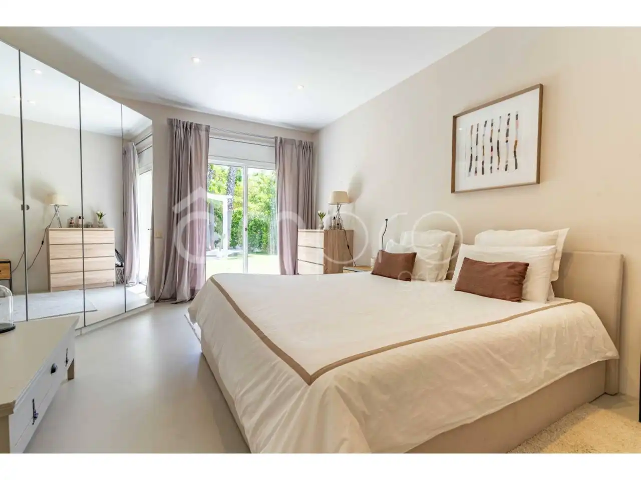 Bedroom of Houses for sale in Sant Pere de Ribes  with Air Conditioner, Private garden and Terrace
