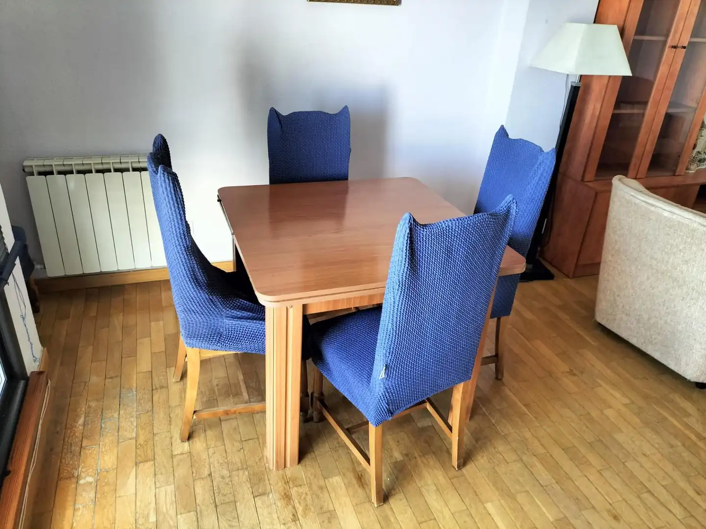 Esszimmer von Dachboden zur Miete in Palencia mit Heizung, Parkett und Terrasse
