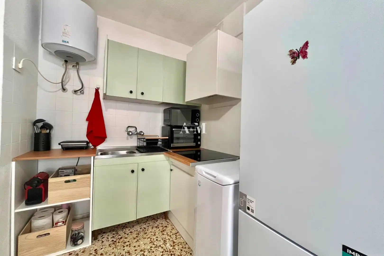Kitchen of Flat for rent in Torrevieja  with Heating, Terrace and Furnished