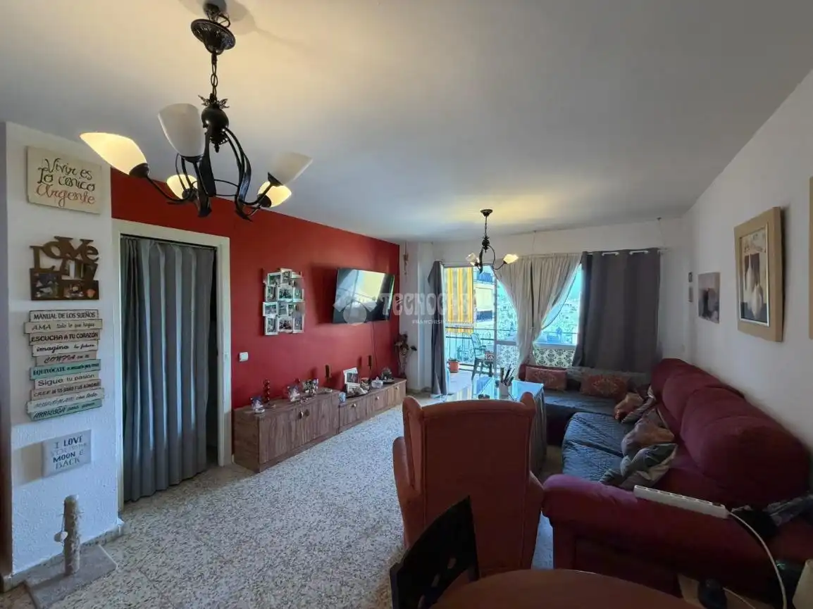 Sala de estar de Piso en venta en Mijas con Terraza