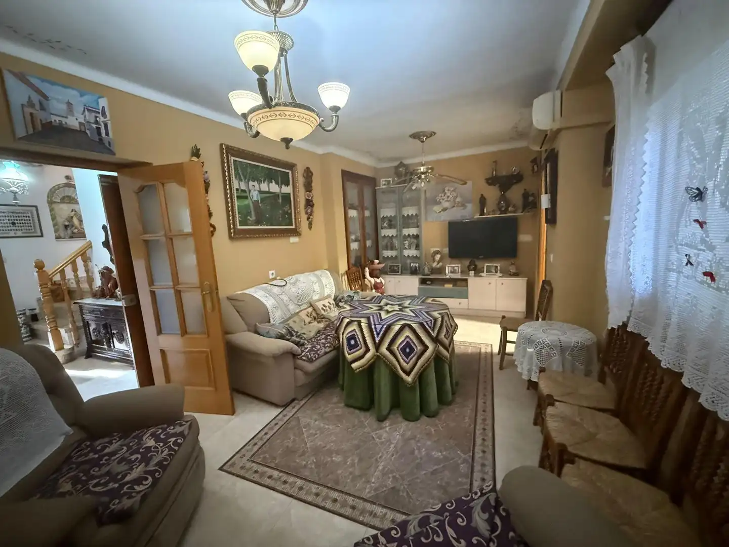 Sala de estar de Ático en venta en Cuevas de San Marcos con Aire acondicionado, Terraza y Amueblado
