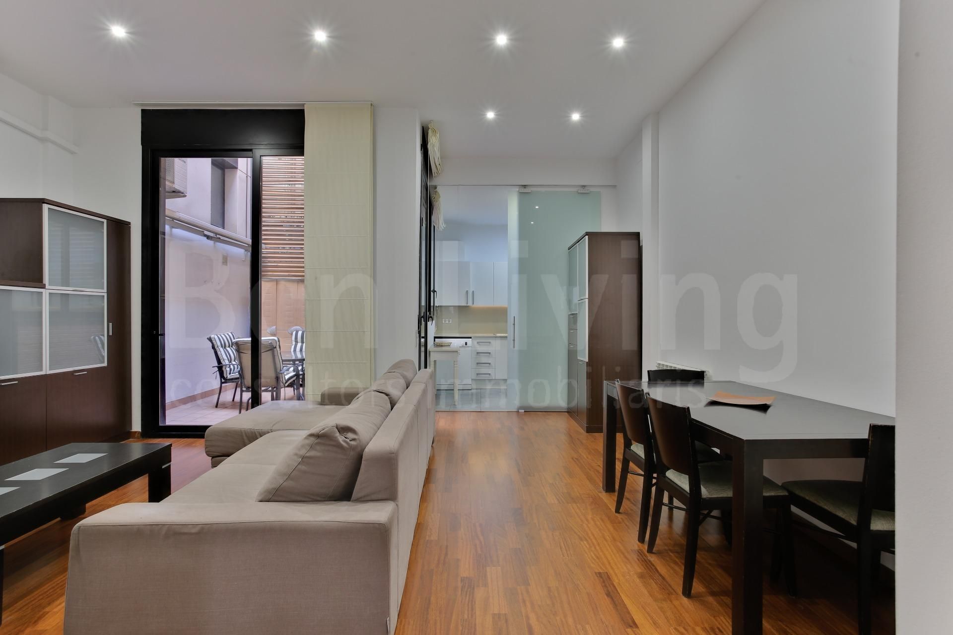 Sala d'estar de Planta baixa de lloguer en  Barcelona Capital