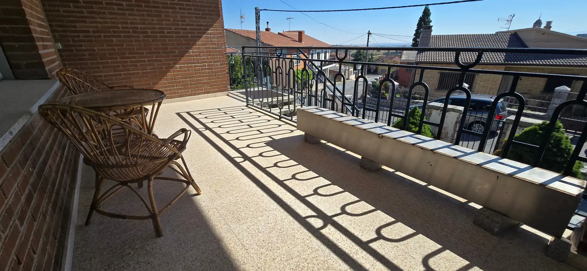 Terrassa de Casa o xalet en venda en Villacastín amb Calefacció, Jardí privat i Balcó