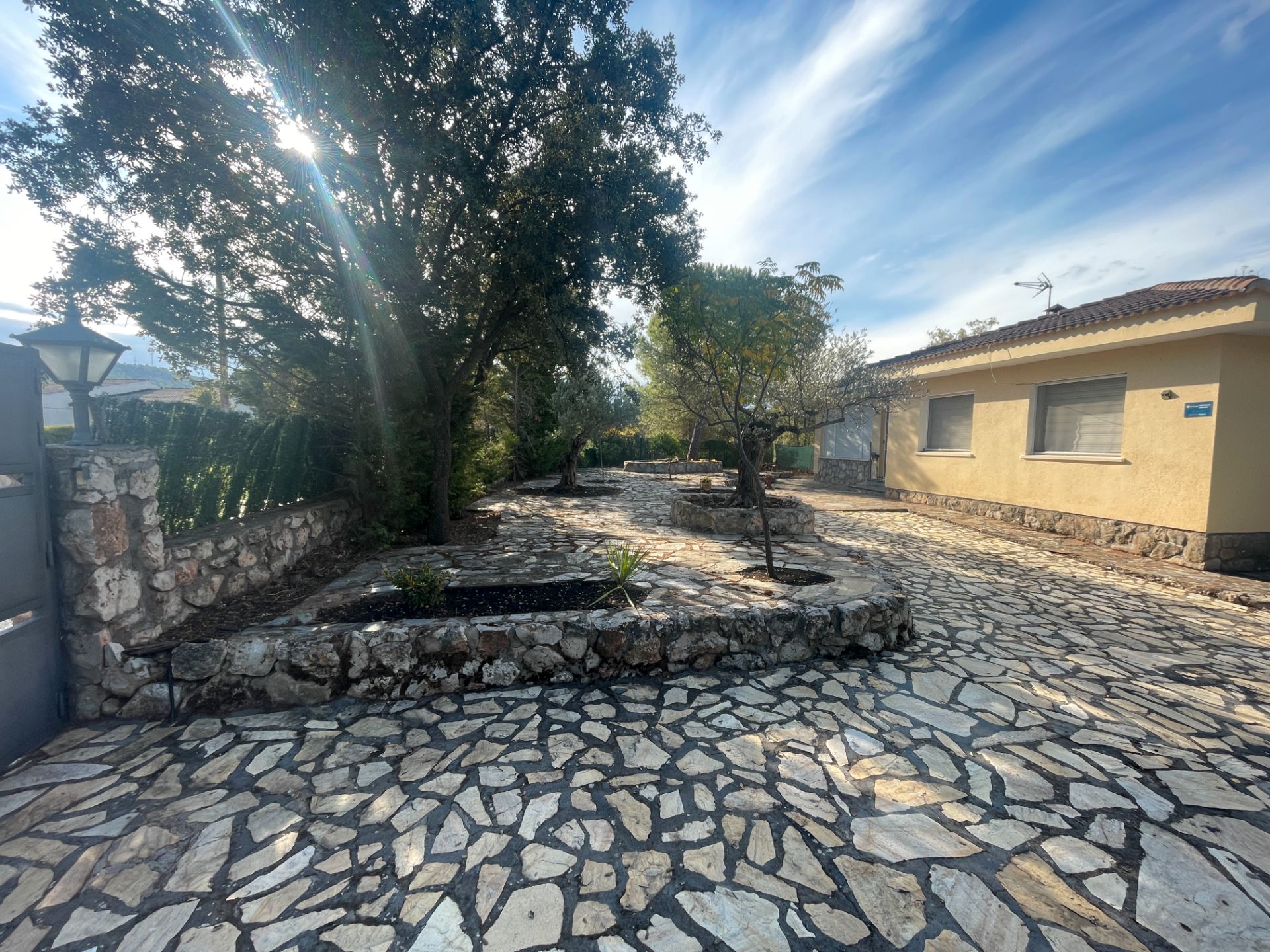 Vista exterior de Casa o chalet en venta en Albalate de Zorita con Calefacción, Jardín privado y Terraza