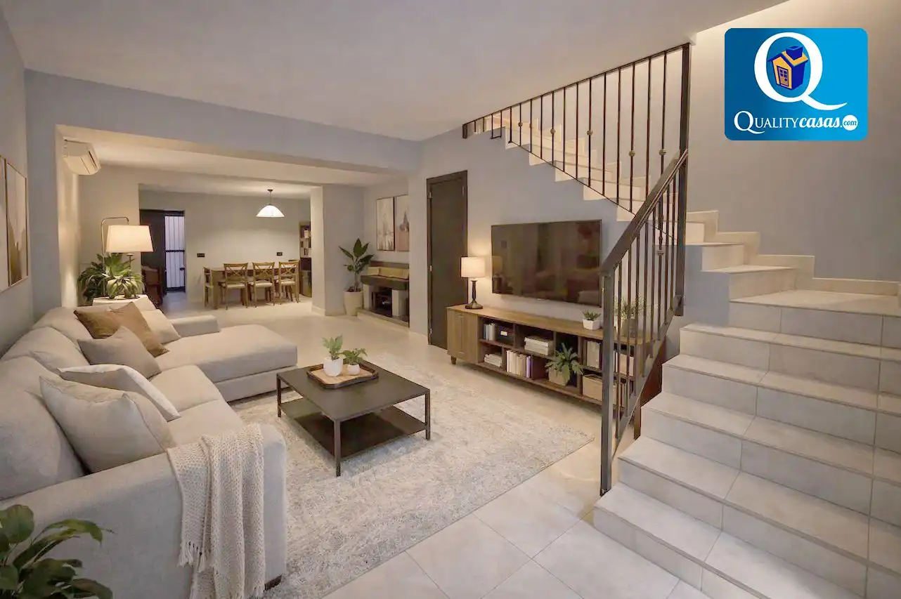 Sala de estar de Casa adosada en venta en Sant Joan d'Alacant con Aire acondicionado, Terraza y Trastero
