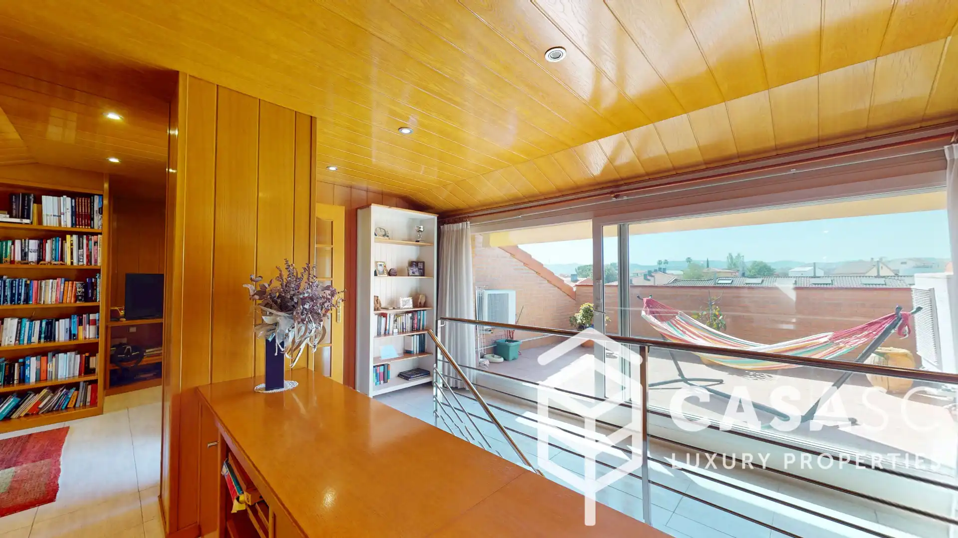 Balcony of Attic for sale in Sant Cugat del Vallès  with Air Conditioner, Heating and Parquet flooring