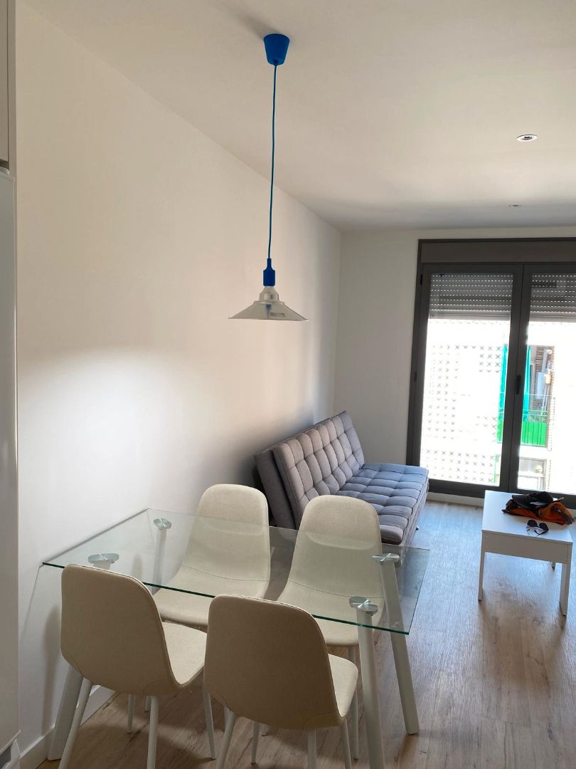 Dining room of Apartment to rent in  Lleida Capital  with Air Conditioner, Heating and Parquet flooring