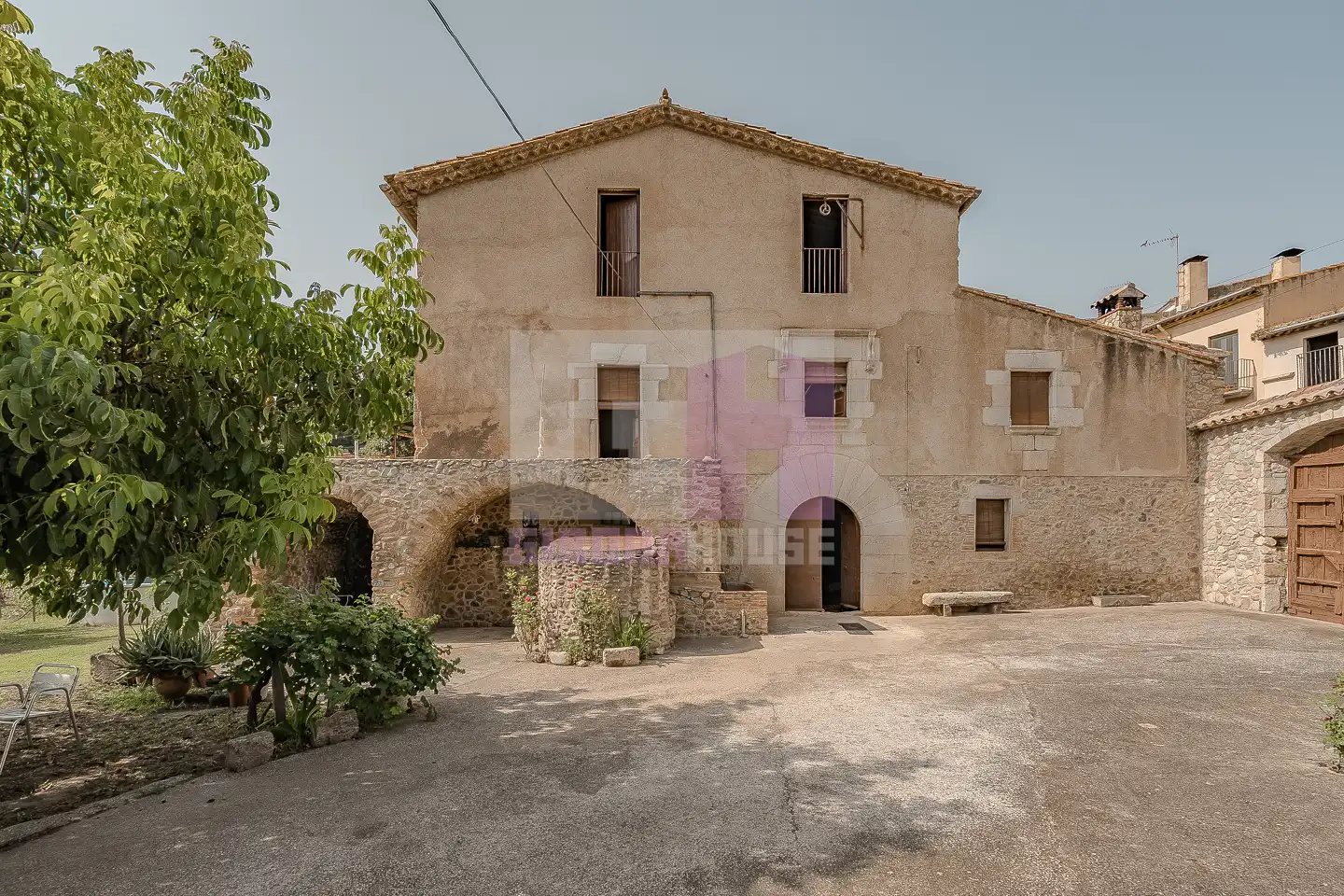 Vista exterior de Finca rústica en venta en Cervià de Ter con Calefacción, Jardín privado y Terraza