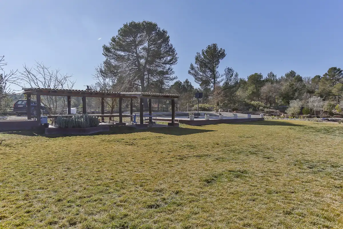 Garden of Country homes for sale in Aguilar de Segarra  with Heating, Swimming Pool and Internet