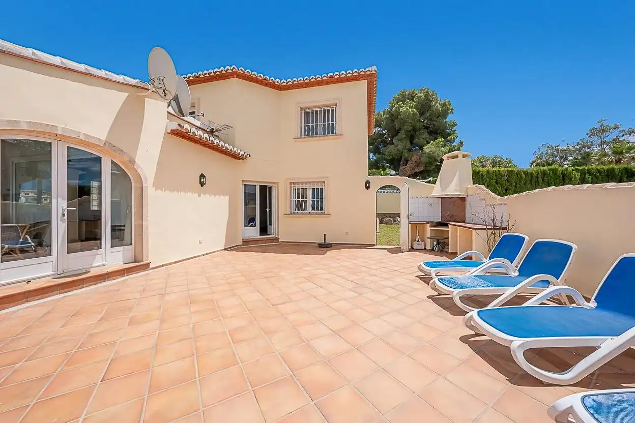 Exterior view of Houses for sale in Jávea / Xàbia  with Air Conditioner, Heating and Private garden