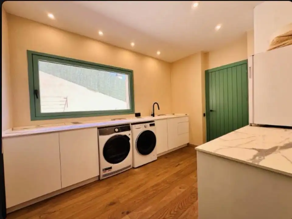 Cocina de Casa o chalet en venta en Mataró con Aire acondicionado, Jardín privado y Parquet