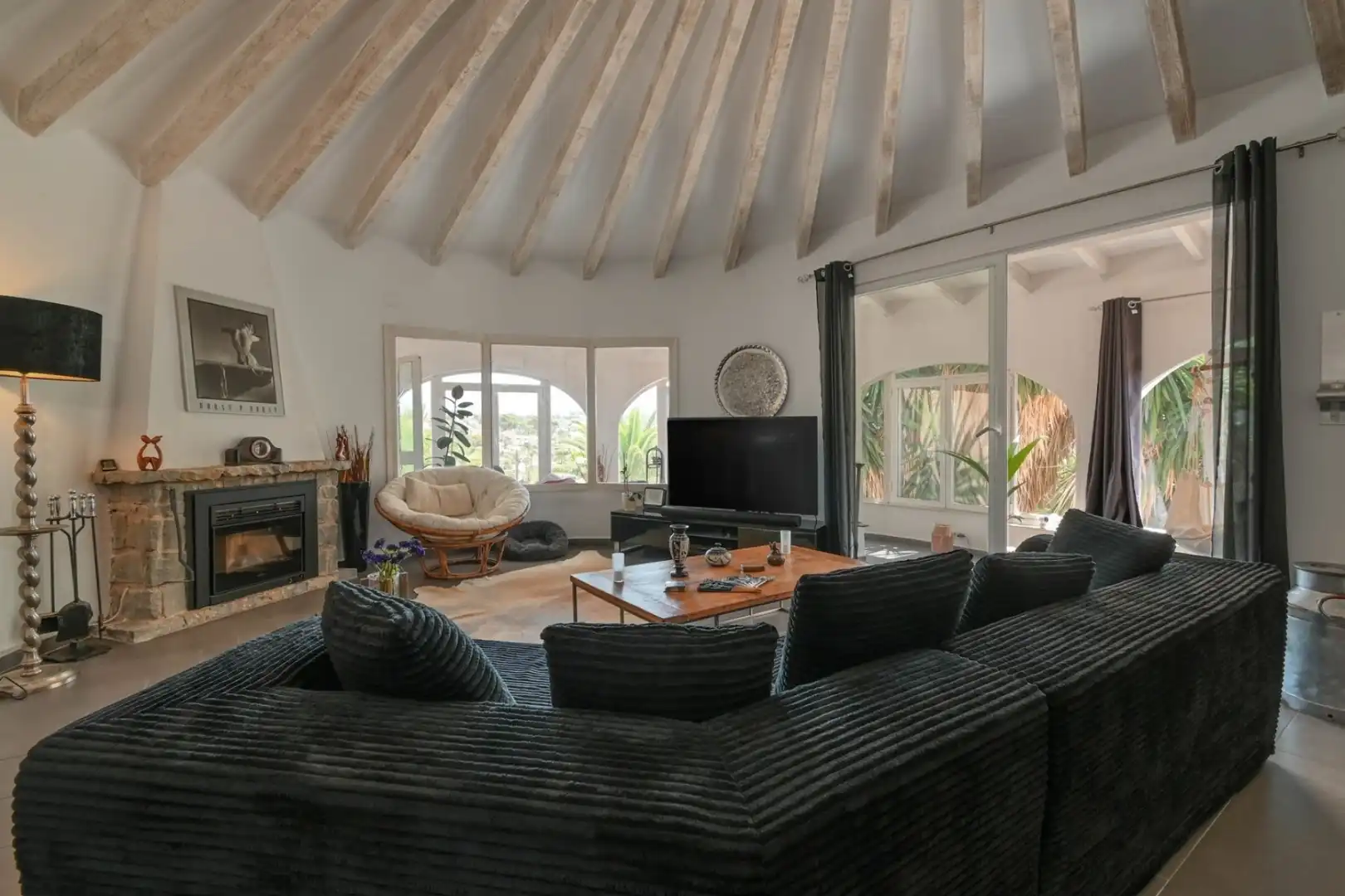 Sala d'estar de Casa o xalet en venda en Cala Advocat - Baladrar  