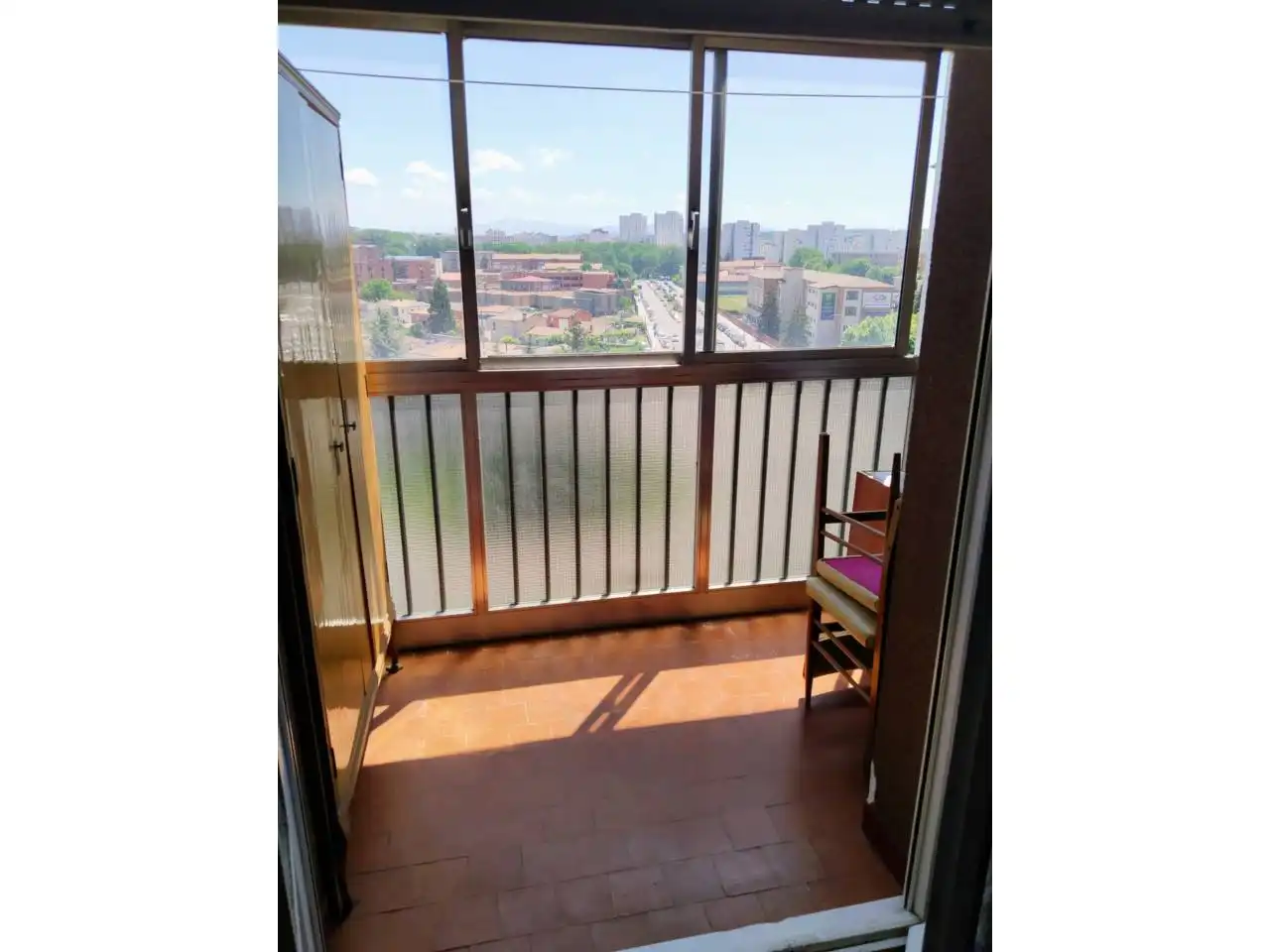 Balcony of Flat for rent in Burgos  with Heating, Parquet flooring and Terrace